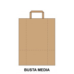 Busta Piatta Avana Media -...